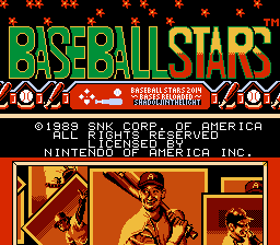 Baseball Stars 2014 - Bases Reloaded Title Screen